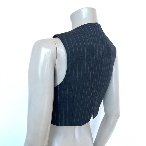 Gray Striped Vest - Picture 2 of 8